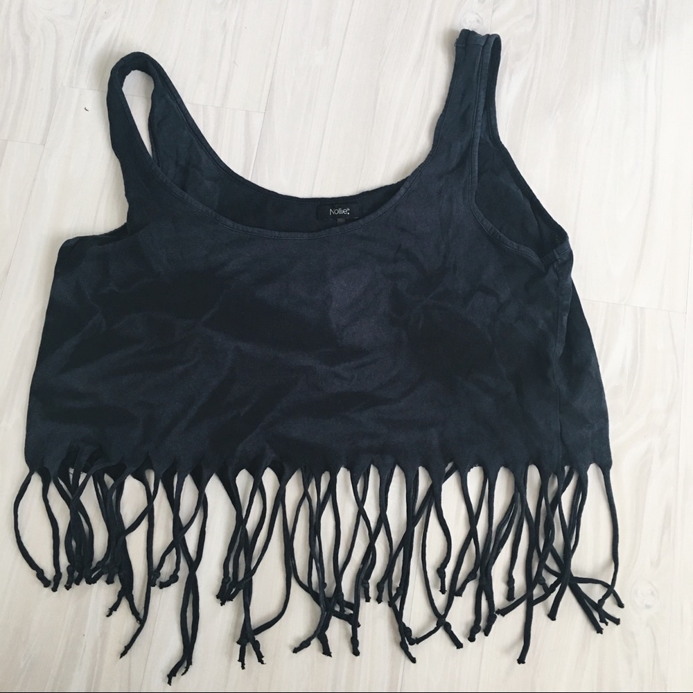 Nollie Fringed Crop Top